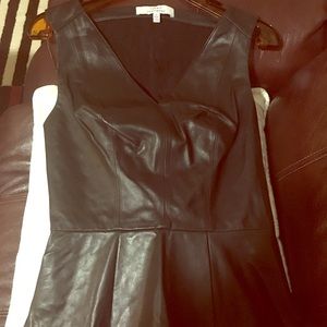 Robert rodriguez leather peplum shirt!!